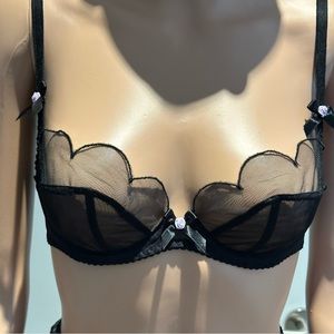 Agent Provocateur Classics Lorna Black Bra 36 A